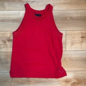 Tommy Hilfiger Red Sleeveless Top